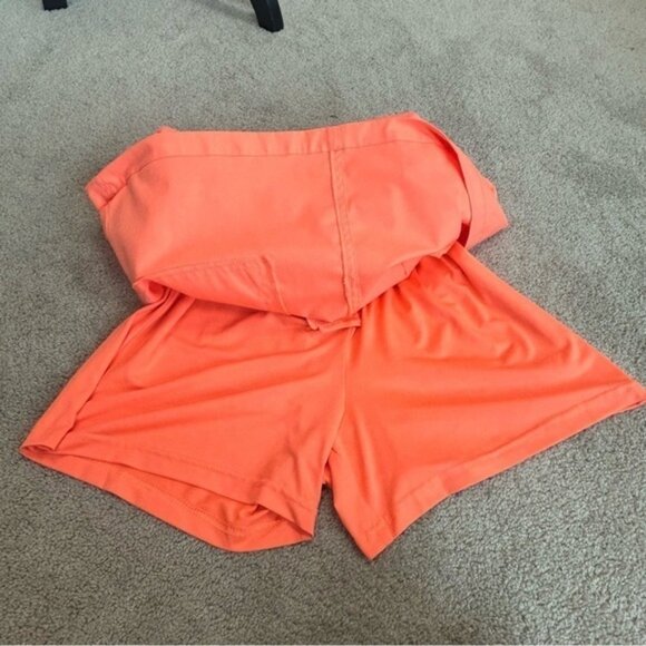 XDS by Daily Sports neon fluorescent orange golf tennis skort skirt Sz 4 NWOT - Picture 5 of 11